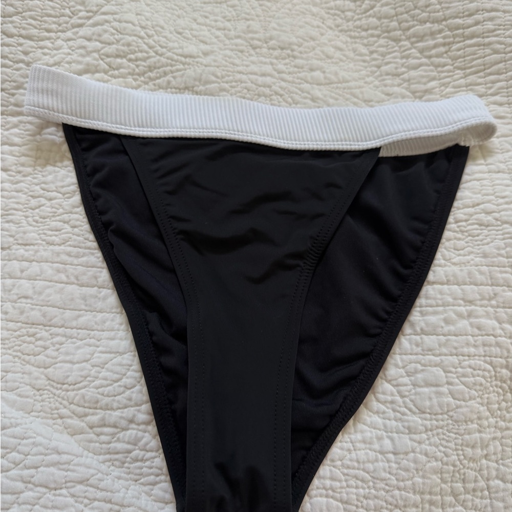 Tart Collections Black and White Bikini Bottom